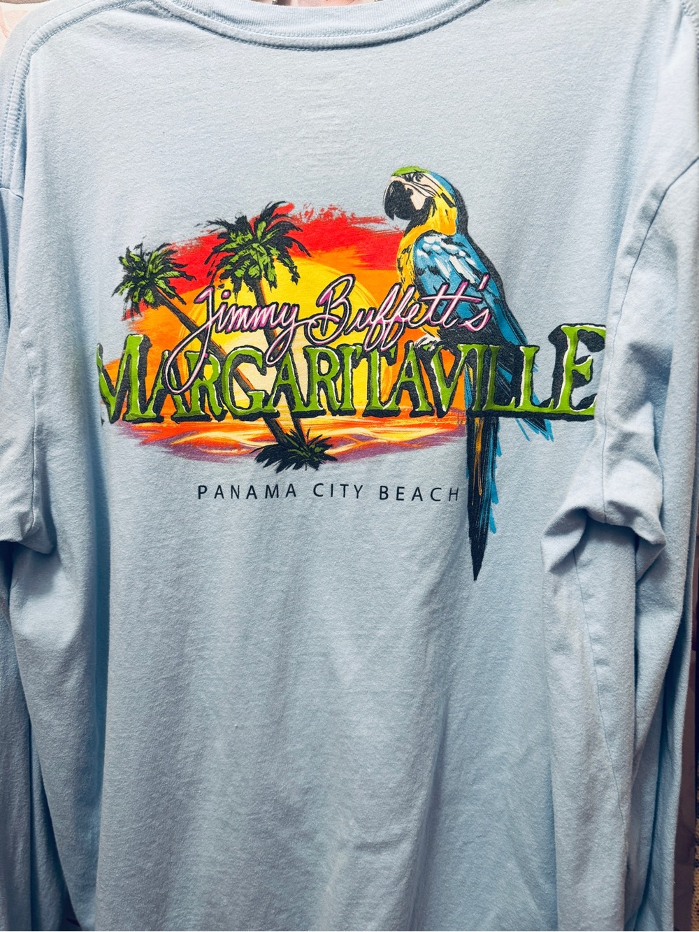 Margaritaville blue Graphic Tee Label Print